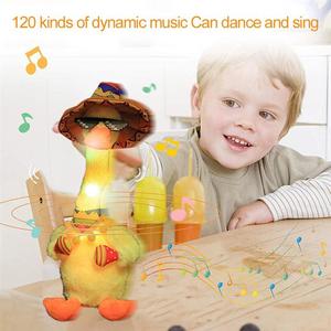 Juguete de Pato Amarillo al por Mayor de Fábrica, 120 Canciones, Habla y Repite lo que Dices, Pato de Peluche Bailarín - Product Image 5