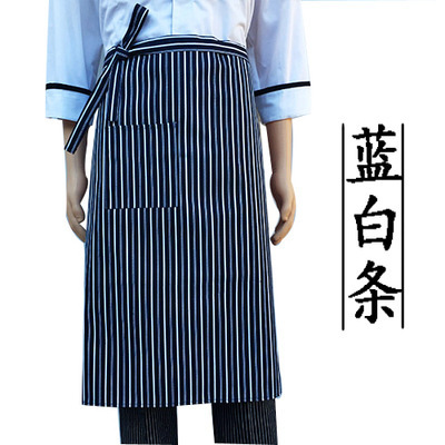 [ลายทางสีน้ำเงินและสีขาว] ครึ่งตัว