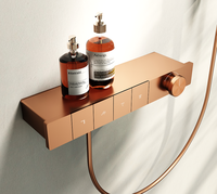 Système de douche mural de luxe pour salle de bain, avec robinetterie en laiton et ensemble de douche 3 voies pour la maison