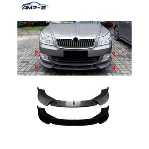 AMP-Z <span class=keywords><strong>Octavia</strong></span> Spoiler Anteriore Nero Lucido in ABS per Skoda <span class=keywords><strong>Octavia</strong></span> MK2.5 2008-2012 <span class=keywords><strong>Accessori</strong></span> Auto - Product Image 1