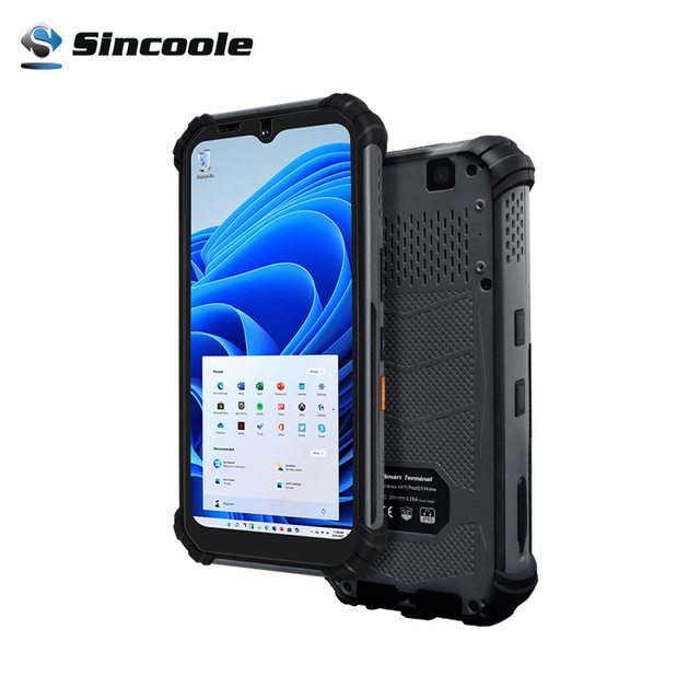 OEM/ODM 6.5 Inch Rugged Windows Tablet Intel N100 Industrial Tablet Pc Handheld Rugged Pda With Barcode Scanner NFC GPS