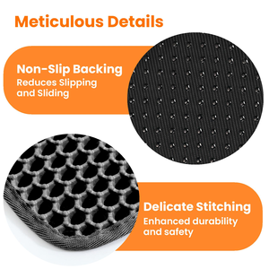 Customizable Double Layer EVA Silicone <b>Cat</b> Litter Trapping Mat Honeycomb Design Odor Control Waterproof Easy Clean <b>Cat</b> Litter - Product Image 5