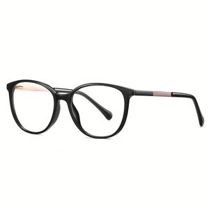 Gafas Ópticas Redondas de Moda de Lujo 2025, TR90, Patillas Metálicas, Anti Luz Azul, para Mujer - Product Image 5