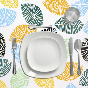 Rotolo di tovaglia in tela cerata antimacchia, 140 cm x 20 metri. Colori assortiti. - Product Image 2