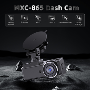 Nueva cámara de salpicadero de grabación Dual de doble canal 3,2 pulgadas frontal 4K + 1080P Wifi Monitor de estacionamiento cámara de salpicadero <span class=keywords><strong>Dvr</strong></span> para coche con lente giratoria - Product Image 5