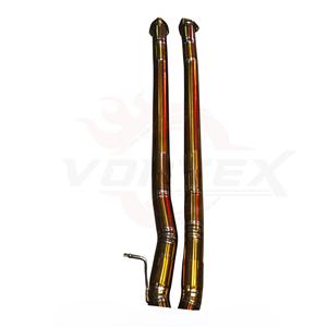 Échappement à soupapes Vortex Performance en titane doré pour Audi RS3 2.5L 2016-2024 avec sorties ovales doubles et amélioration acoustique - Product Image 5