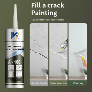 Adhésif <span class=keywords><strong>silicone</strong></span> acrylique haute adhérence pour la peinture sur carrelage dans la construction et les murs, pour le travail du <span class=keywords><strong>bois</strong></span> et le transport - Product Image 2