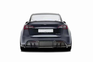 ชุดแต่ง Tesla Model Y สไตล์ Miw คาร์บอนไฟเบอร์ ประกอบด้วยลิ้นหน้า สเกิร์ตข้าง ดิฟฟิวเซอร์ และสปอยเลอร์ - Product Image 2
