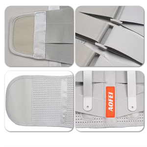 Ceinture de Soutien Lombaire Médicale Réglable et Respirante avec Bande Métallique pour Soulager la Douleur au Travail - Product Image 3