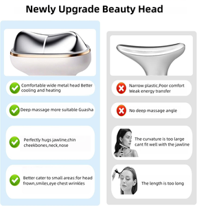 Nieuw product 7-in-1 warm & koud gezichtsmassage-apparaat multifunctioneel gezichtsverzorgingsapparaat nek liftend apparaat voor thuisgebruik - Product Image 5