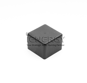 Revêtement d'extrémité noir en plastique pour rail de panneau solaire Système solaire Rail standard <span class=keywords><strong>Couvercle</strong></span> de rail solaire noir - Product Image 2