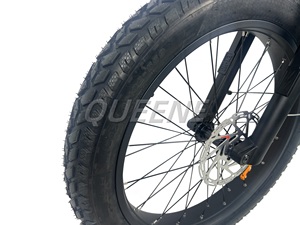 Bicicleta Eléctrica QUEENE de 26 Pulgadas con Suspensión Completa, Alta Velocidad, 72V 40AH, Baterías Dobles, Neumáticos Anchos - Product Image 6