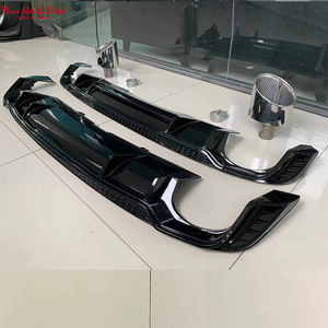 Auto <span class=keywords><strong>A5</strong></span> S5 B9 diffusore paraurti posteriore nero lucido stile RS5 diffusore posteriore con tubo per Audi <span class=keywords><strong>A5</strong></span> Sline S5 2017 2018 <span class=keywords><strong>2019</strong></span> - Product Image 6