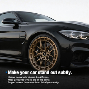 Jantes en alliage forgé monobloc usinées or KS 18-23 pouces 5x112 5x120 Jantes personnalisées pour <span class=keywords><strong>BMW</strong></span> M2 M3 M4 E36 E90 E60 E39 <span class=keywords><strong>E38</strong></span> E46 E34 - Product Image 6