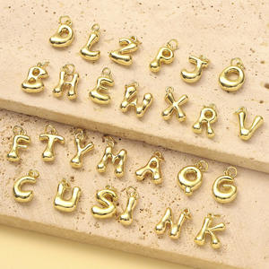 แฟชั่น <span class=keywords><strong>E736</strong></span>สร้อยคอชุบทอง18K จี้ตัวอักษรเริ่มต้นที่ไม่ซ้ำกันรูปร่างเสน่ห์สำหรับการทำสร้อยคอ - Product Image 2