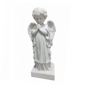 White Marble Child Baby Angel Tombstones Headstones Designs For Children