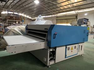 Máy Ép Nhiệt Dệt Vải Dệt Kim Fusing Bonding Machine Máy Cán HF-1200H Băng Tải Cho Ăn Và Thu Xếp <span class=keywords><strong>Stacker</strong></span> - Product Image 5