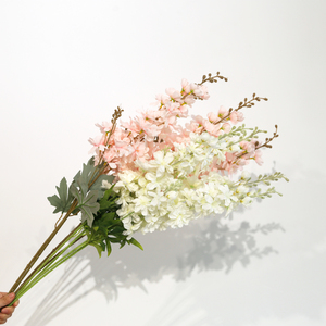 LFP060 venditori caldi di alta qualità Larkspur fiori artificiali Delphinium Poisonweed artificiale per la festa di nozze decorazione per la casa - Product Image 6