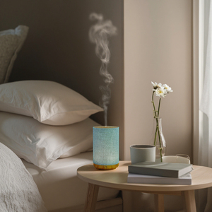 เครื่องกระจายกลิ่นหอมพลาสติกอุลตร้าโซนิคขนาด100มล. เครื่องสร้างความชื้นขนาดเล็กแบบเงียบสำหรับใช้ในบ้านและโรงแรม - Product Image 3