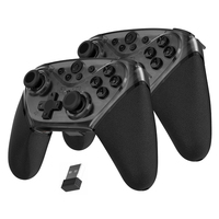 Control Inalámbrico para Juegos de 2.4G para Dos Jugadores, Conectividad Inteligente BT, Compatible con PC, Móvil, TV Box y Android