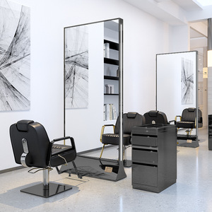 Espejo LED de Salón Popular en Internet para Barberías y Salones de Belleza, Espejo Elegante con Pantalla Táctil, Simple y Moderno - Product Image 6