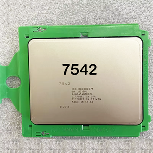 โปรเซสเซอร์เซิร์ฟเวอร์ใหม่ รุ่น 7542 7002 ซีรีส์ SP3 2.9 GHz 128MB L2 Cache 16MB 32-Core 225W Zen 2 7nm 64-Bit รองรับการจำลองเสมือน - Product Image 1