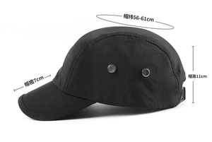 Casquette de baseball à séchage rapide, nouvelle conception, 5 panneaux, légère, pliable, pour le sport en plein air - Product Image 2