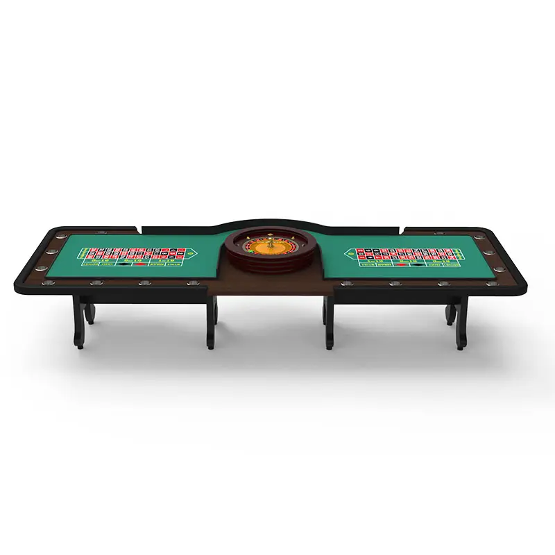 Deluxe קזינו מקצועי הימורים רולטה שולחן פוקר שולחן איכות רולטה גלגל שולחן