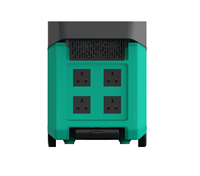 Station d'alimentation portable au phosphate de fer et de lithium de 3,6 kWh, générateur solaire, système de stockage d'énergie solaire hors réseau pour usage domestique