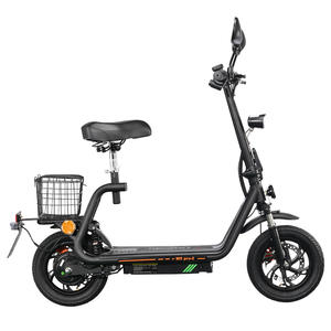 Scooter électrique TWOFISH M5 PRO-E certifié EEC, 500W, 48V, 13Ah, 40 km/h, autonomie de 30 km, pneus de 12 pouces, avec siège et panier arrière - Product Image 3