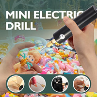 Mini perceuse électrique multifonctionnelle à alimentation USB, perceuse domestique variable, personnalisable, bricolage, perlage, pêche, pierre, perforation pour outils