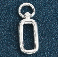 Connecteur fermoir cœur fin en argent sterling 925 fermoir pince de homard pour collier, bracelet, fabrication de bijoux, vente en gros