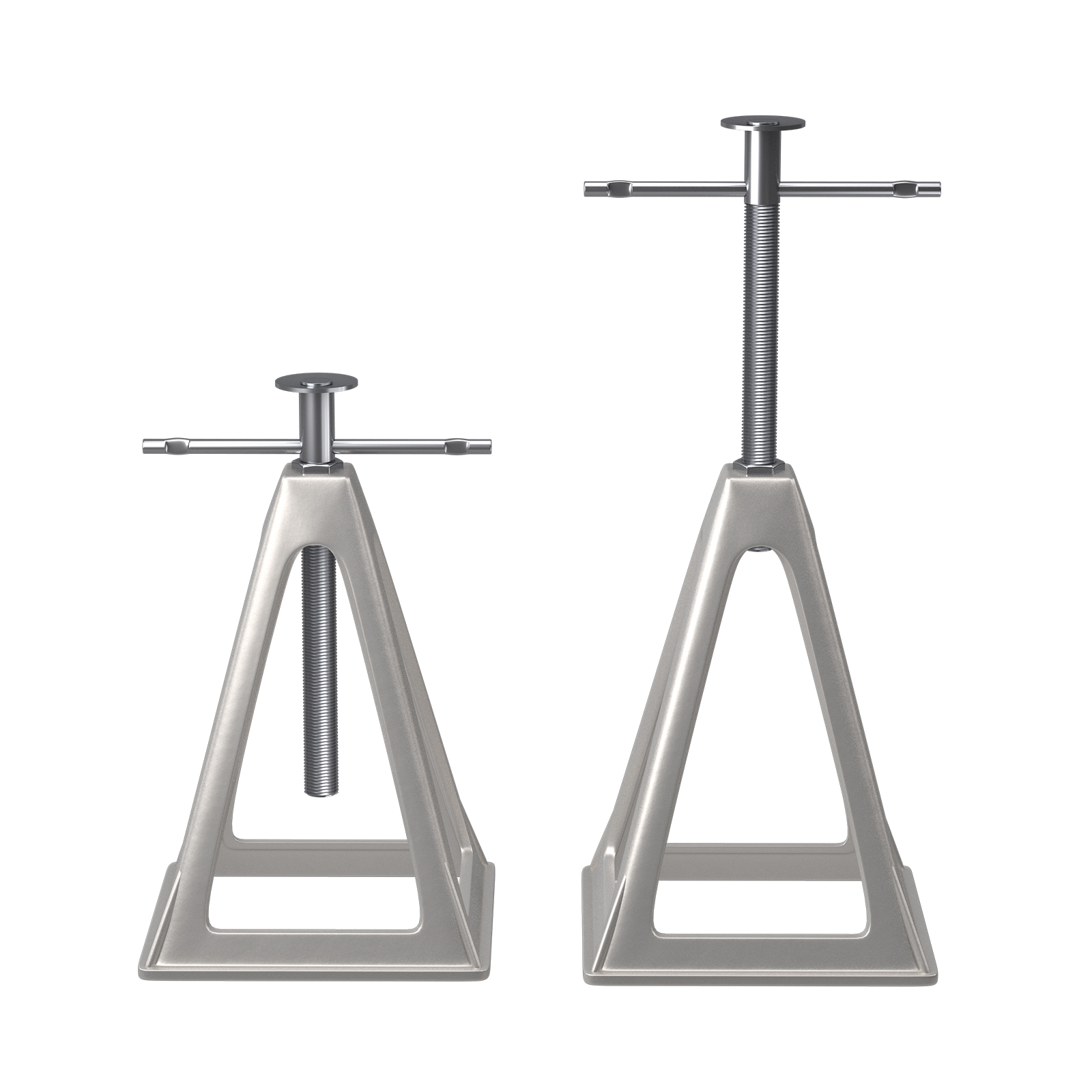 6000 Lbs Aluminium Alloy RV Stack Jacks 2 Pack Stabilizing Trailer Jack Stands Position Your RV Trailer Camper Car