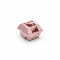 Pièces de clavier mécanique en aluminium anodisé A7N01, pièces de précision usinées par CNC, usinage CNC personnalisé