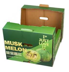 新鮮な果物の輸送と保管に便利なフルーツカートン耐久性のある紙箱 - Product Image 1