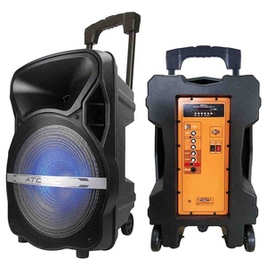 Loa 15 Inch 100W Bộ Karaoke Di Động Hỗ Trợ Loa TWS Đèn LED Tiệc Tùng-Stand-Mic-pin Bocina Parlant - Product Image 1