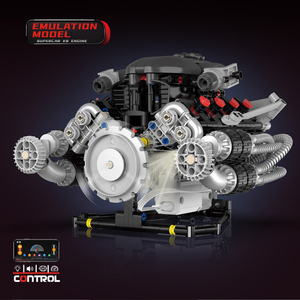 Set di 50 Pezzi Blocchi da Costruzione Motore Supercar Valkyrie, Scala 1:35, Giocattolo in Plastica ABS per Adulti - Product Image 4
