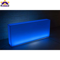Fabricants de panneaux personnalisés accrocheurs pour toilettes WC pour centre commercial Boîte à lumière LED illuminée en acrylique