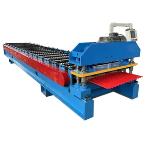 High Quality Cold Press Color Steel Corrugated Roofing Sheets Manufacturing Roll Forming Machine