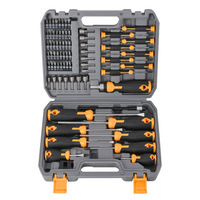Jeu d'outils de tournevis manuels multifonctionnels de précision de 73 pièces de qualité industrielle pour le bricolage avec support OEM personnalisable