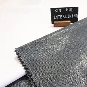 Factory Selling Soft Handfeeling Fusible Woven Cotton Iron-On Fusible Interlining Fabric For Shirt Collar