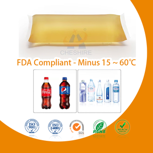 Adhésif thermofusible amovible étanche et solide sans solvant HMA pour <span class=keywords><strong>contact</strong></span> alimentaire pour bouteille en PET et étiquette de <span class=keywords><strong>film</strong></span> de boisson-RoHS CERT - Product Image 2