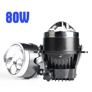 LF12 3 pouces Bi led Projecteur Universel 80 Watts Installation sans perte Bi Led Laser Projecteur Phare 9-16v 6500k Bi led Lens - Product Image 2