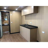Maison résidentielle de luxe préfabriquée capsule hôtel abri de jardin maison conteneur cabine pomme avec chambre cuisine salle de bain