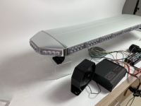 Faro estroboscópico de aluminio superbrillante, barra de luz led de advertencia de 3W para camiones y camiones de rescate (TBD08926-22a)