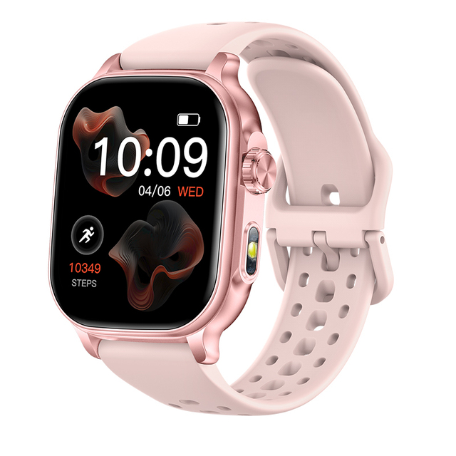 AK109 Direct Factory 1400mAh Large Battery Smart Watch Men Women 2.01 AMOLED IPX8 Waterproof Silicone BT Call 100+ Sports