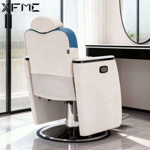 XFMC moderno di lusso <span class=keywords><strong>parrucchieri</strong></span> di sollevamento rotante automatico parrucchiere italiano bianco elettrico professionale barbiere da uomo sedie - Product Image 3