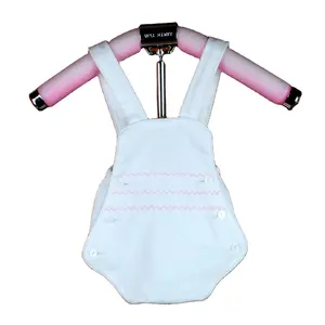 गर्म बिक्री गर्मियों में नवजात शिशु हाथ कढ़ाई रोमांटिक कपड़े बच्चे की लड़कियों के लिए सूती आस्तीन के कपड़े