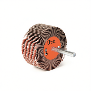 แผ่นขัดแบบฟลัปวีล ขนาด 20x10 มม. ความหยาบ 120 กริต แกน 3 มม. สำหรับงานเจียร - Product Image 2