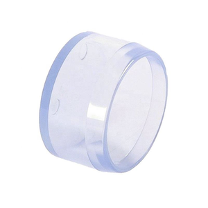 Tube de tuyau en <span class=keywords><strong>PVC</strong></span> transparent en plastique transparent de haute qualité té coudé à 90 degrés modèles d'éclairage de Tube rond personnalisés plomberie d'eau - Product Image 6